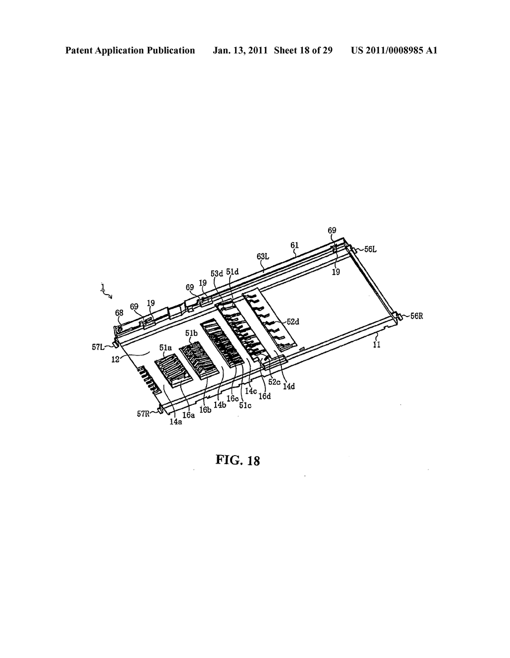 CARD CONNECTOR FOR RECEIVING MULTIPLE CARDS - diagram, schematic, and image 19