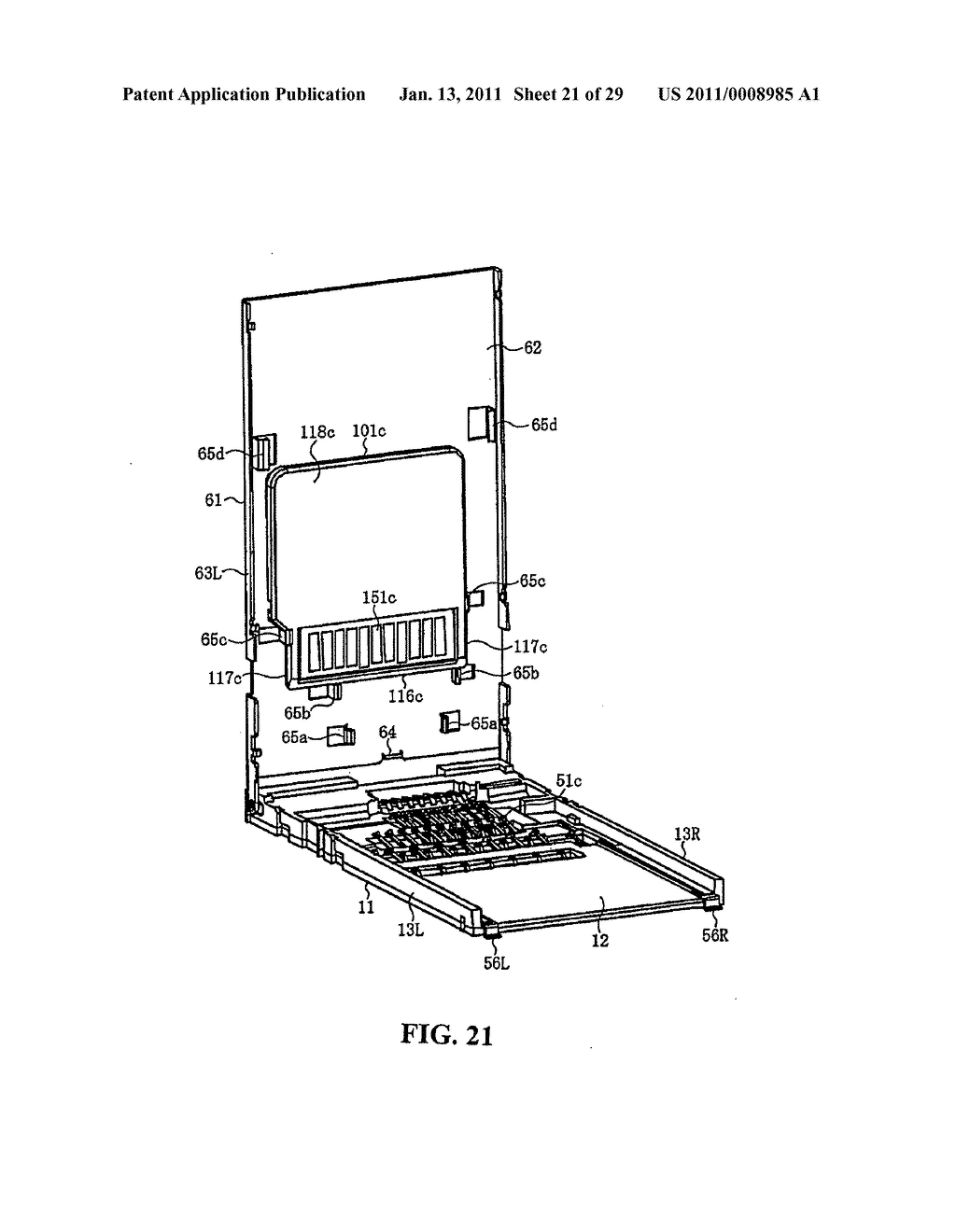 CARD CONNECTOR FOR RECEIVING MULTIPLE CARDS - diagram, schematic, and image 22