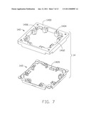 IC SOCKET HAVING A HOUSING PROVIDED WITH A REINFORCED PLATE TO SUPPORT A LATCH MEMBER diagram and image