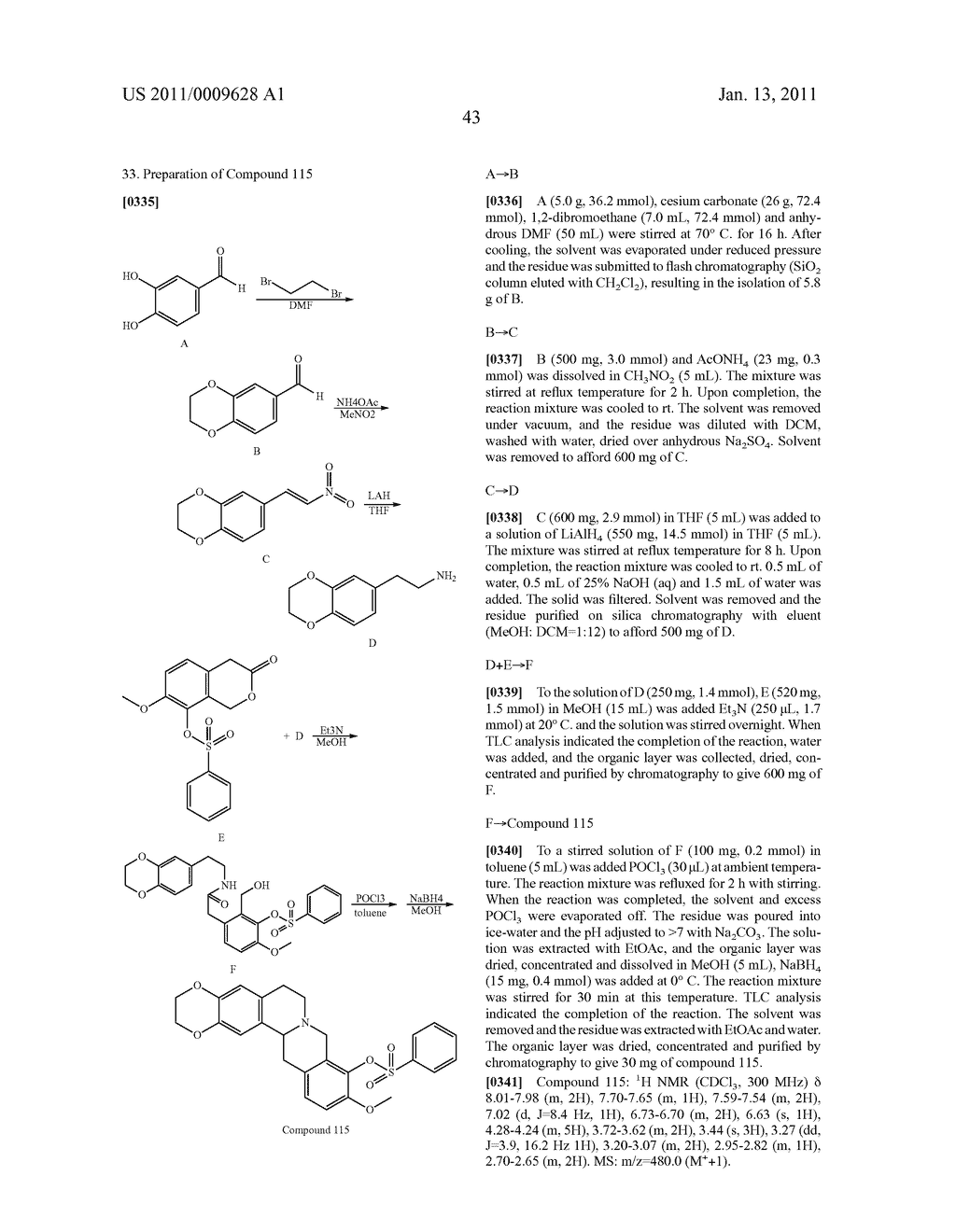 Compounds and Compositions for Modulating Lipid Levels and Methods of Preparing Same - diagram, schematic, and image 53