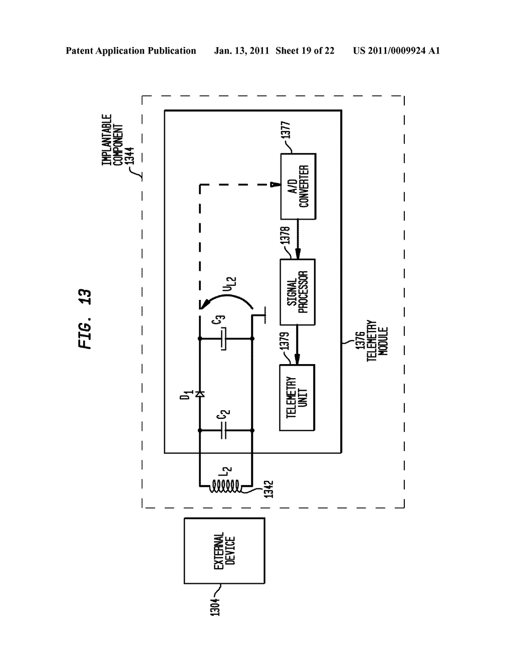 VARYING THE EFFECTIVE COIL AREA FOR AN INDUCTIVE TRANSCUTANEOUS POWER LINK - diagram, schematic, and image 20