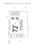 DISPLAY APPARATUS AND METHOD HAVING TABBED USER INTERFACE FOR AN ENVIRONMENTAL CONTROL SYSTEM diagram and image