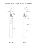 VIBRATING TOOTHBRUSH AND A REPLACEABLE BRUSH HEAD FOR USE WITH THE SAME diagram and image