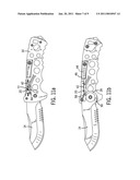 FOLDING KNIFE WITH SAFETY AND WEDGE LOCK diagram and image