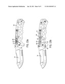 FOLDING KNIFE WITH SAFETY AND WEDGE LOCK diagram and image