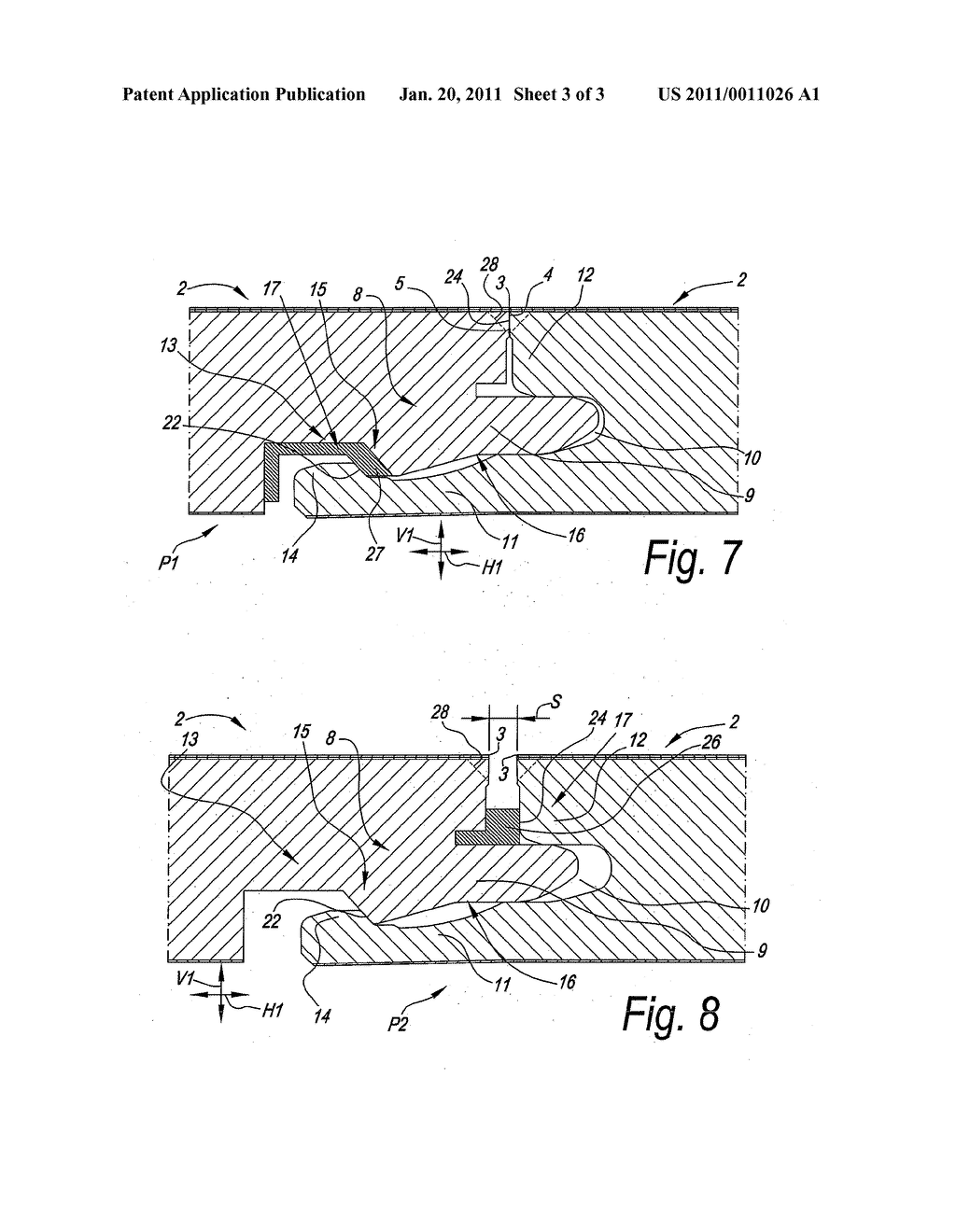 FLOOR PANELS, FLOOR COVERING COMPOSED THEREOF, AND METHOD FOR MANUFACTURING SUCH FLOOR PANELS - diagram, schematic, and image 04