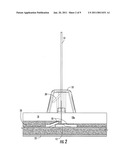 TILE ALIGNMENT AND LEVELING DEVICE diagram and image