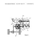 TRAVEL SYSTEM FOR A HYBRID TYPE MOTOR VEHICLE AND METHOD FOR DRIVING SAME diagram and image