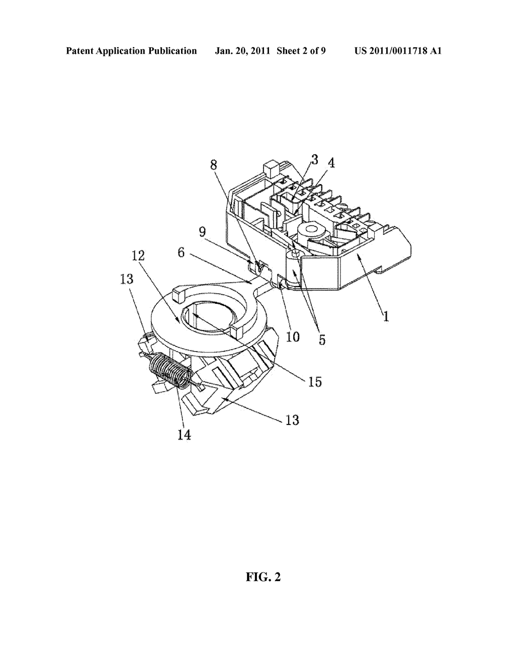 OPERATING MECHANISM FOR CENTRIFUGAL SWITCH - diagram, schematic, and image 03