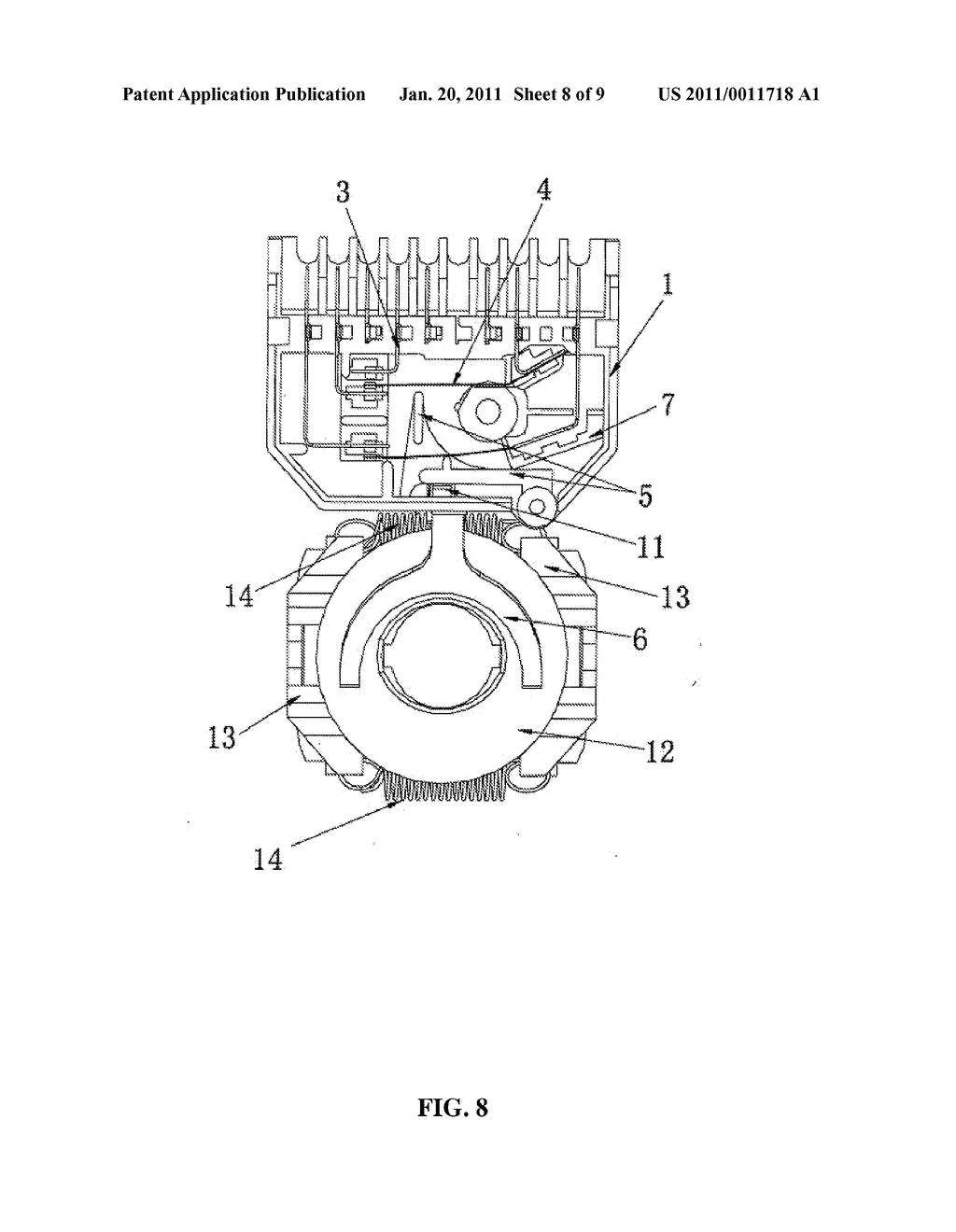 OPERATING MECHANISM FOR CENTRIFUGAL SWITCH - diagram, schematic, and image 09