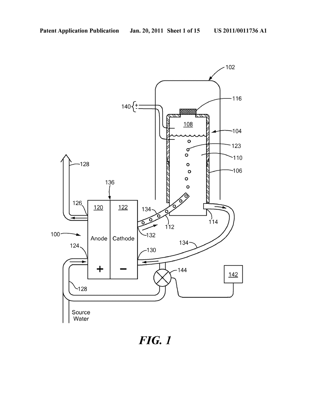 Disposable Cartridge for an Electrolytic Cell - diagram, schematic, and image 02