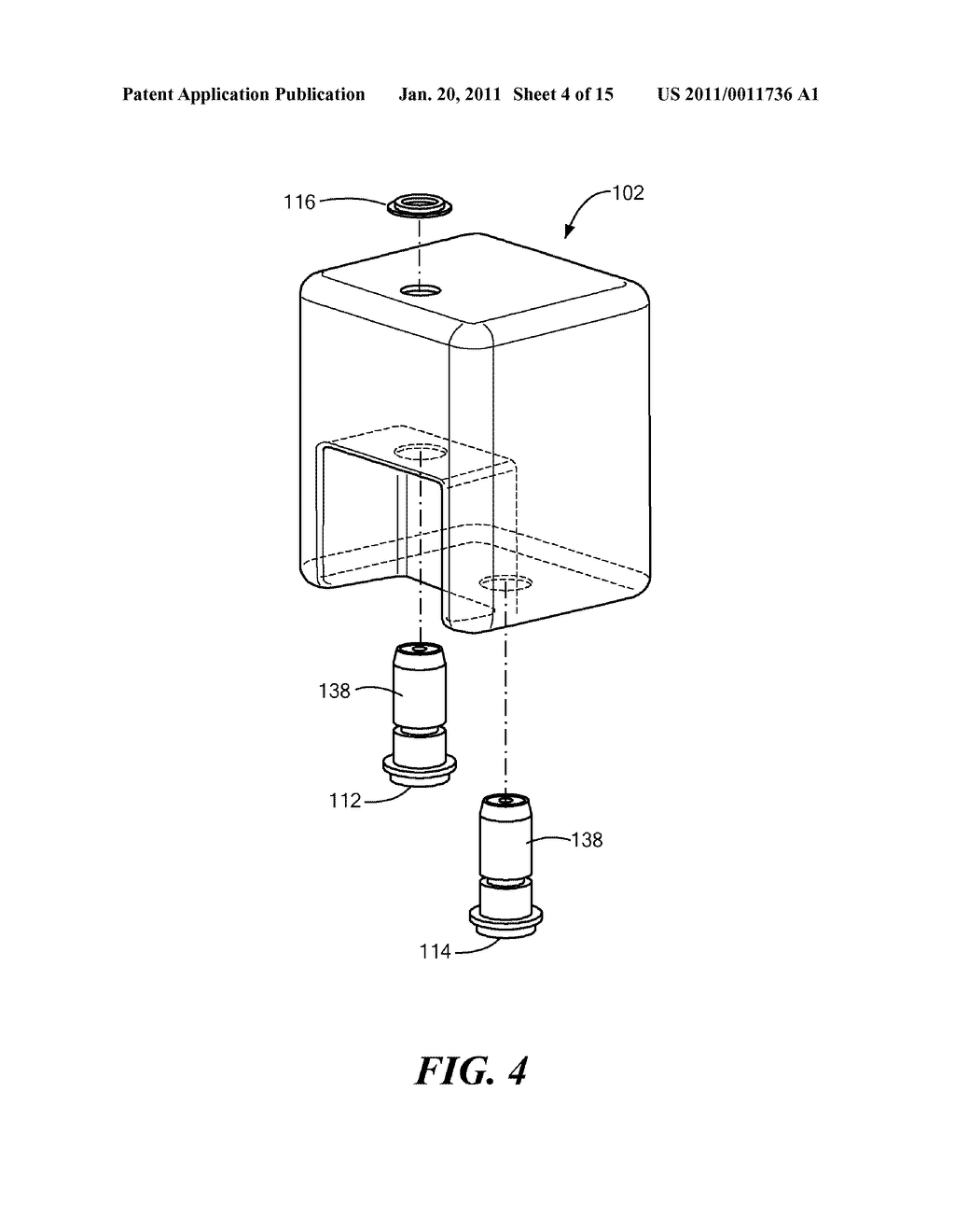 Disposable Cartridge for an Electrolytic Cell - diagram, schematic, and image 05