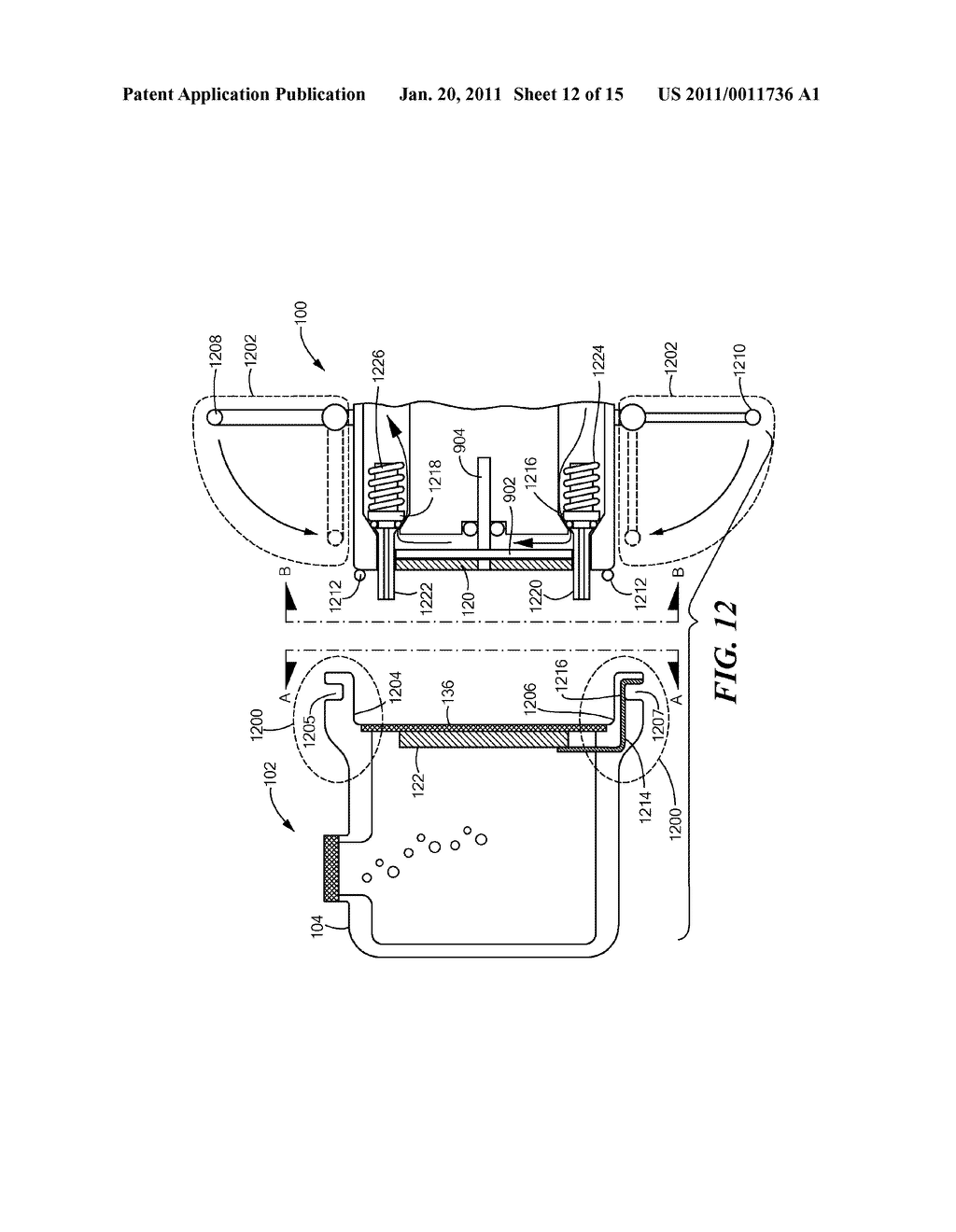 Disposable Cartridge for an Electrolytic Cell - diagram, schematic, and image 13