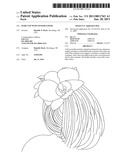 HAIR CLIP WITH STEM RETAINER diagram and image