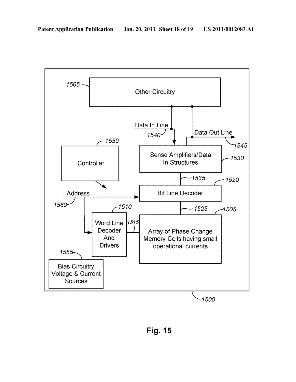 PHASE CHANGE MEMORY CELL STRUCTURE - diagram, schematic, and image 19