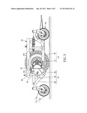 WHEEL SET STRUCTURE OF AN ELECTRIC WHEELCHAIR diagram and image