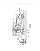 WHEEL SET STRUCTURE OF AN ELECTRIC WHEELCHAIR diagram and image