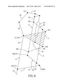 SHOCK-ABSORBING SUSPENSION DEVICE FOR A WHEELED VEHICLE diagram and image