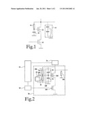 ELECTRONIC CIRCUIT WITH CASCODE AMPLIFIER diagram and image