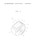 WATCH TYPE MOBILE TERMINAL diagram and image