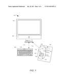 COMPUTER INPUT DEVICE INCLUDING A DISPLAY DEVICE diagram and image