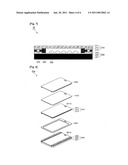 TOUCH PANEL USING TEMPERED GLASS diagram and image