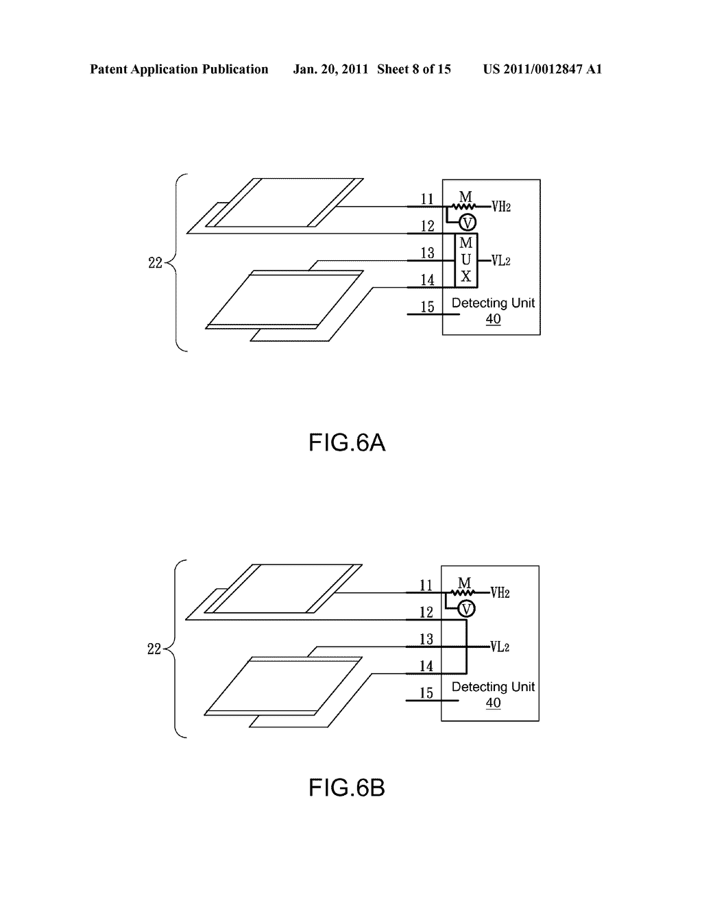 METHOD AND DEVICE FOR DETECTING TERMINAL CONNECTION OF 4-TERMINAL OR 5-TERMINAL RESISTIVE TOUCH PANEL - diagram, schematic, and image 09