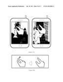 Methods and apparatus for operating a multi-object touch handheld device with touch sensitive display diagram and image