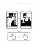 Methods and apparatus for operating a multi-object touch handheld device with touch sensitive display diagram and image