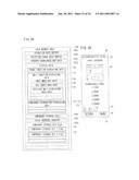 Mobile Terminal, Recording Medium, and Data Storing Method diagram and image