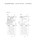 Mobile Terminal, Recording Medium, and Data Storing Method diagram and image