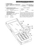 Thumb Retained Stylus for Interfacing with a Handheld Device Such as a Mobile Phone diagram and image