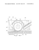 End of a Moldboard Positioned Proximate a Milling Drum diagram and image