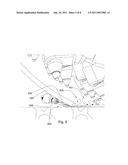 End of a Moldboard Positioned Proximate a Milling Drum diagram and image