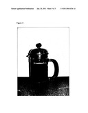 FILTERBAG AND METHOD OF BREWING COFFEE, TEA, AND THE LIKE IN A FRENCH PRESS diagram and image