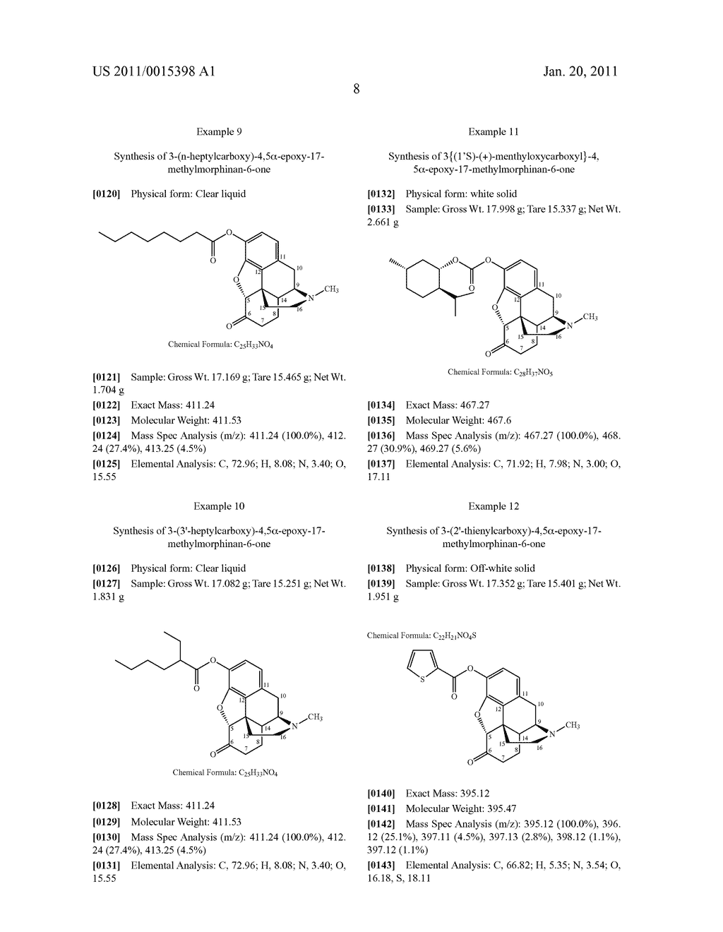 3-Oxy-Hydromorphone Derivatives - diagram, schematic, and image 09