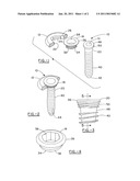 Variable axis locking mechanism for use in orthopedic implants diagram and image