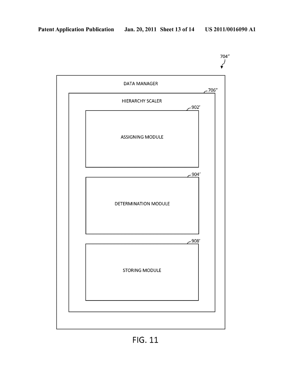 Hierarchical Scale Unit Values for Storing Instances of Data Among Nodes of a Distributed Store - diagram, schematic, and image 14