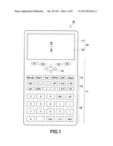ELECTRONIC CALCULATOR WITH TOUCH SCREEN diagram and image