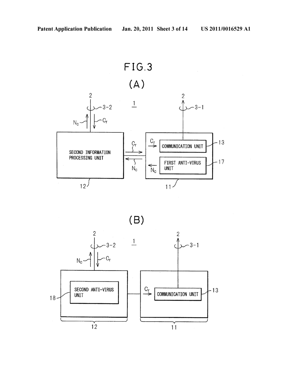 INFORMATION PROCESSING APPARATUS COOPERATING WITH VIRUS MANAGEMENT FUNCTION DEVICE, AND ANTI-VIRUS METHOD - diagram, schematic, and image 04