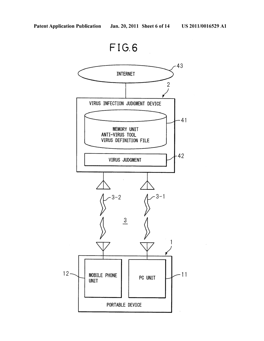 INFORMATION PROCESSING APPARATUS COOPERATING WITH VIRUS MANAGEMENT FUNCTION DEVICE, AND ANTI-VIRUS METHOD - diagram, schematic, and image 07