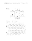 SOOT FILTER HAVING OBLIQUE CORRUGATED LAYERS diagram and image