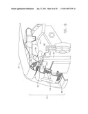 AUTOMOBILE OVER-BULKHEAD AIR INTAKE SYSTEM diagram and image