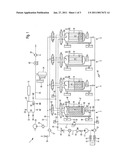 PROCESS AND DEVICE FOR DEWATERING A HYDRAULIC FLUID diagram and image