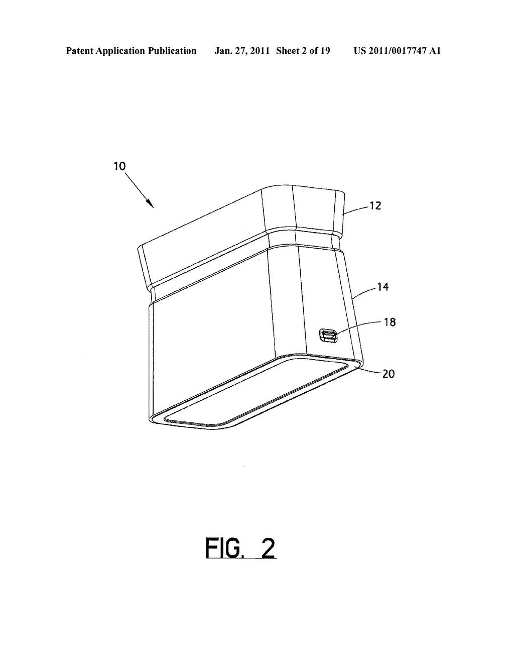 Bucket-Style Fire Resistant Enclosure and a Method for Making the Same - diagram, schematic, and image 03