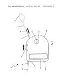 Retractable (medical) oxygen tubing reel diagram and image