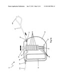 Retractable (medical) oxygen tubing reel diagram and image