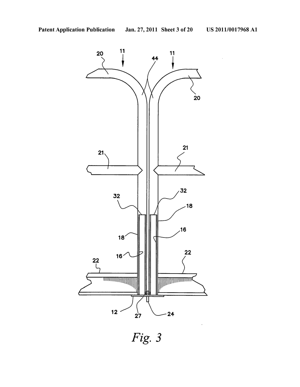 Metal safety rail for open floors of a building under construction - diagram, schematic, and image 04