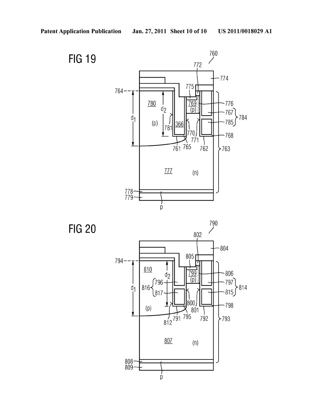 SEMICONDUCTOR DEVICE HAVING A FLOATING SEMICONDUCTOR ZONE - diagram, schematic, and image 11