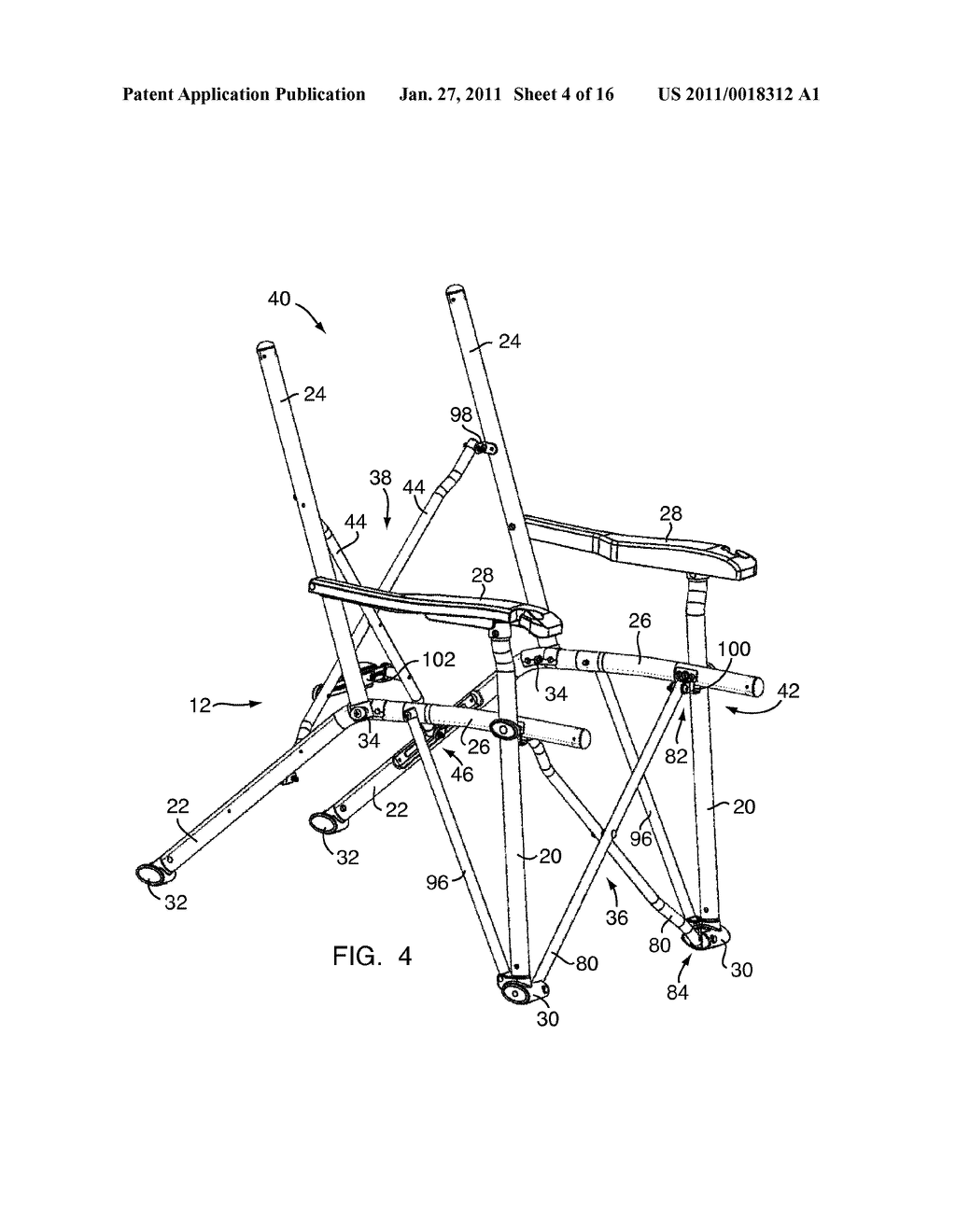 UNIFOLDABLE RECLINING CHAIR - diagram, schematic, and image 05